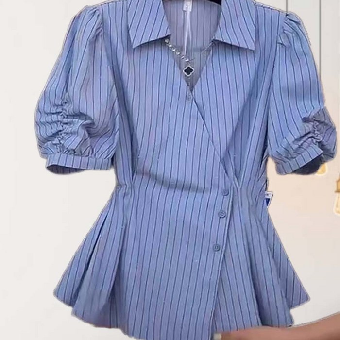 여신핏 페플럼 블라우스 G7P4