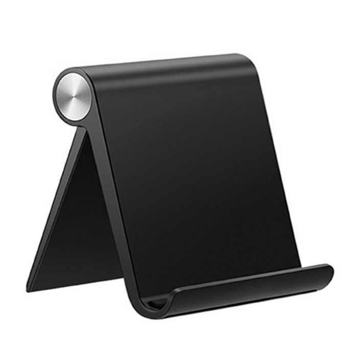 풀팟 가방쏙 슬기로운 핸드폰 스마트폰 태블릿PC 접이식 거치대, 1개, 블랙