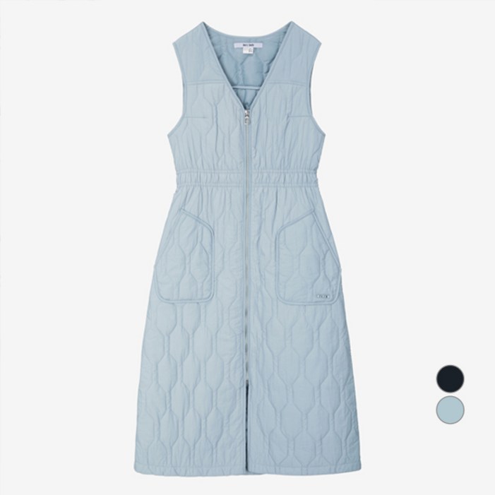 쥬시쥬디 여성용 민소매풀오픈퀼팅 원피스 JYOP721A