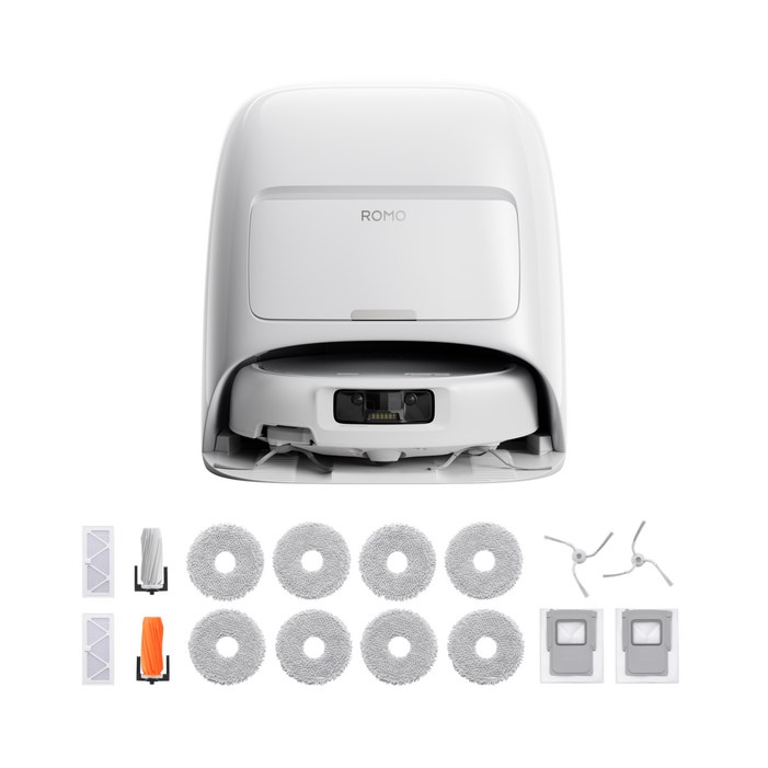 DJI ROMO S 로봇청소기  액세서리 키트 세트, 화이트청소기, 단일색상키트, CR8F