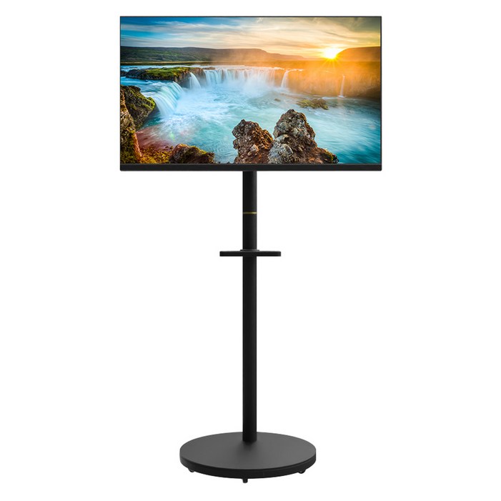 카멜 FHD 광고용 디지털 사이니지 모니터  셋톱박스  이동식 모니터 스탠드 세트 방문설치, 108cm, 모니터CDS4310, 셋톱박스MB2310, 스탠드SMB49B