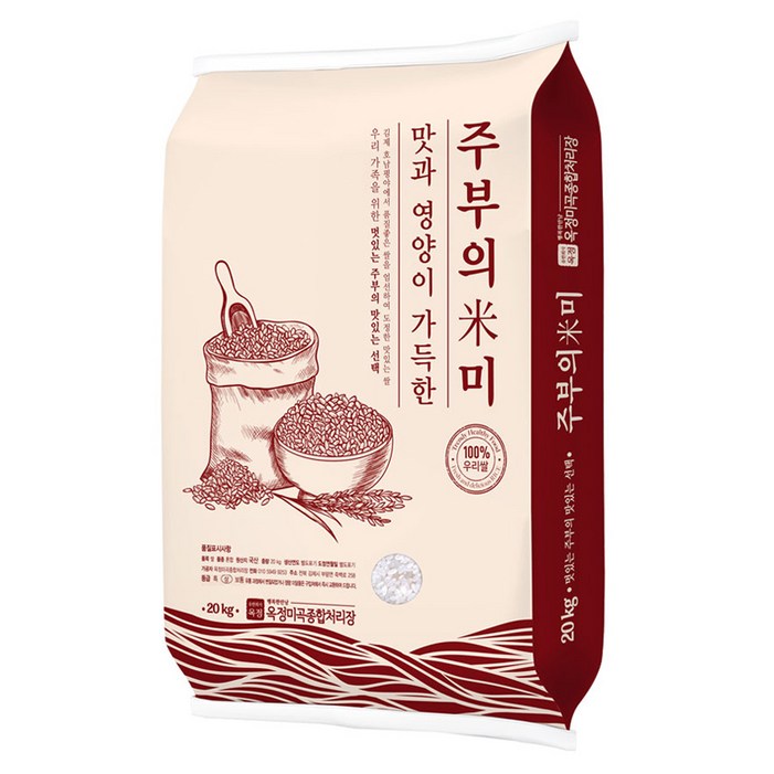 옥정미곡 2024년산 햅쌀 주부의미 백미, 20kg, 1개 옥정미곡 2024년산 햅쌀 주부의미 백미, 20kg, 1개
