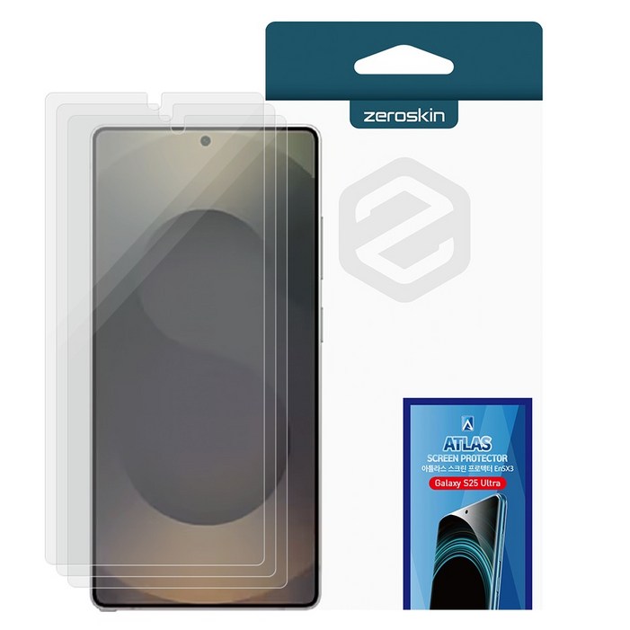 제로스킨 아틀라스 갤럭시 자가복원 풀커버 휴대폰 액정보호필름, 1세트