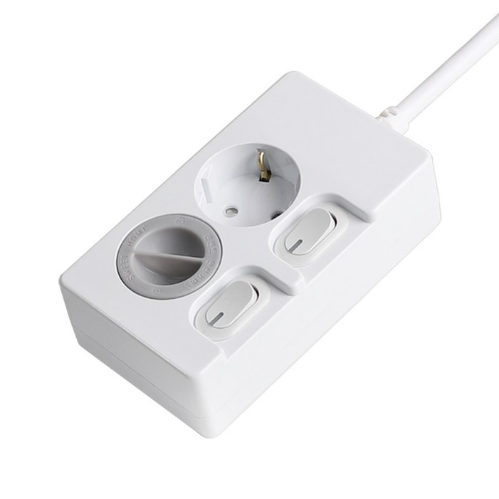 스윗홈 국내생산 개별스위치 절전형 멀티탭 2구  안전커버, 5m, 단일 색상, 1개