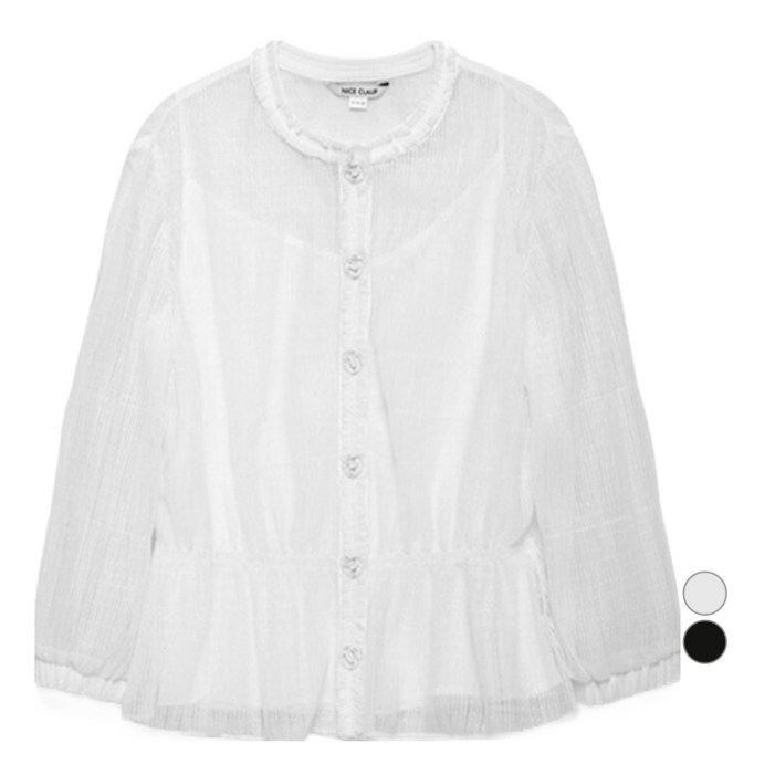나이스클랍 여성용 레이스 블라우스 A243PWB703