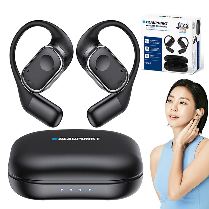 블라우풍트 AAC ENC 노이즈 캔슬링 오픈 귀걸이형 HIFI 5.4 블루투스 이어폰