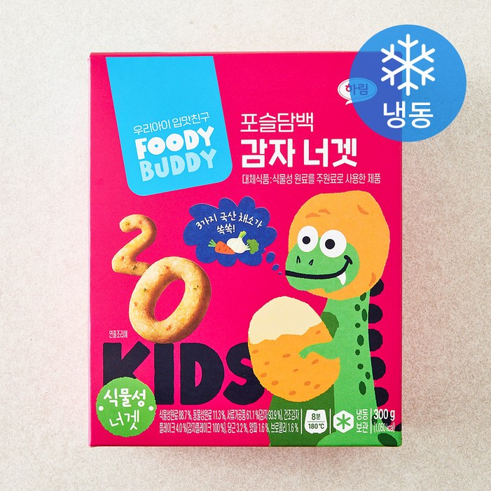 로켓프레시 푸디버디 포슬담백 감자너겟 냉동, 300g, 1개