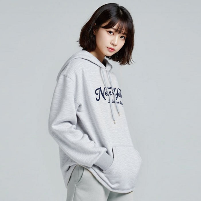 에어플레인 엔와이 무드 오버핏 후드 티셔츠