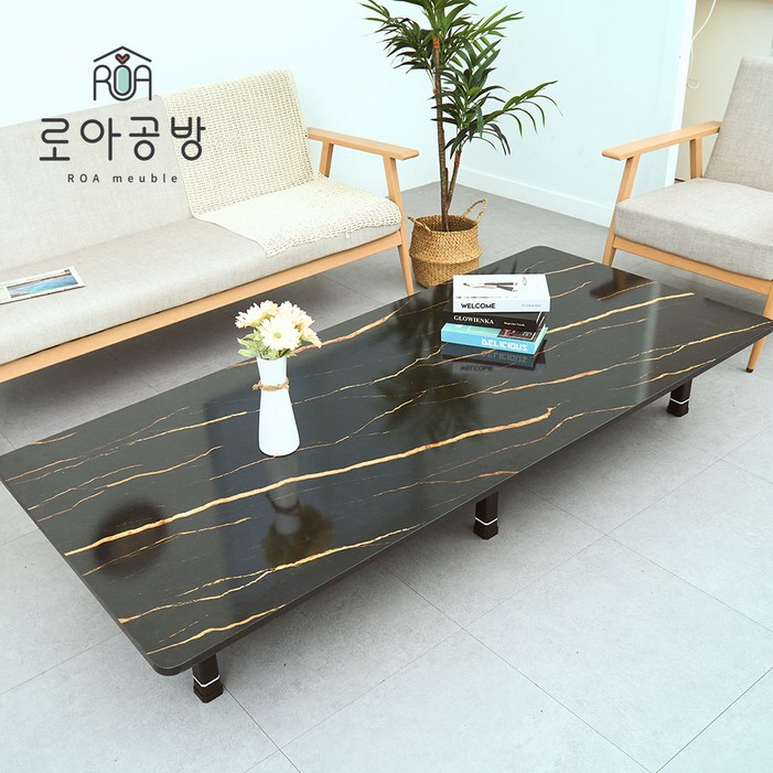 1800×800 로아공방 접이식 테이블 10인이상, 골드마블 1800×800 로아공방 접이식 테이블 10인이상, 골드마블