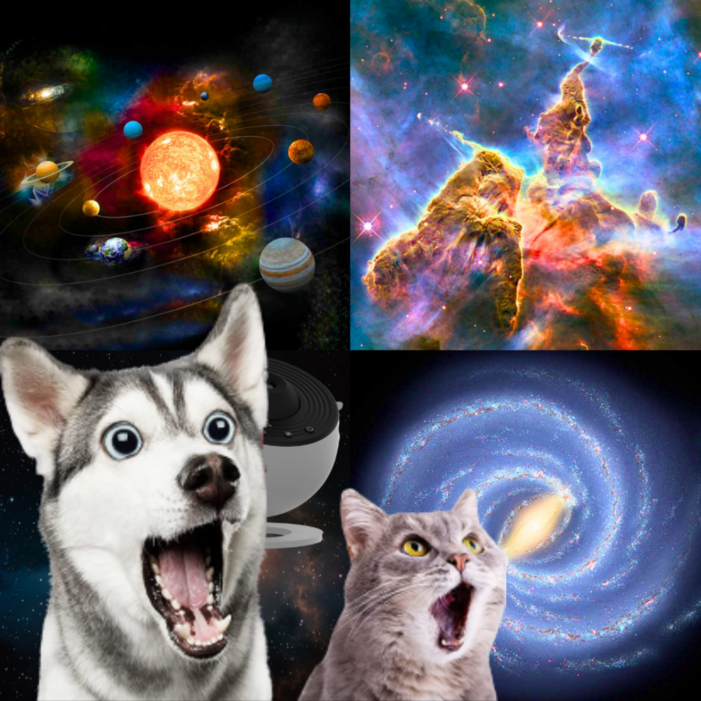 리베니 우주 무드등 집들이 선물 오로라 우주인 LED 수면등