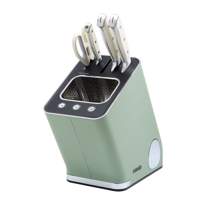 [쿠진본사] 나이프케어 시즌2 살균건조기 칼갈이 + 칼세트