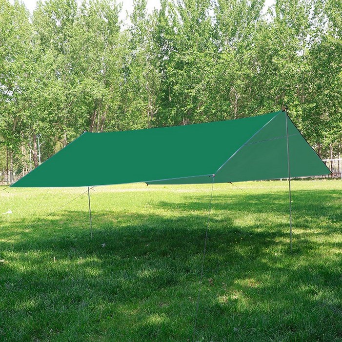 그늘막 대형 헥사 블랙코팅 렉타 캠핑 가족 타프