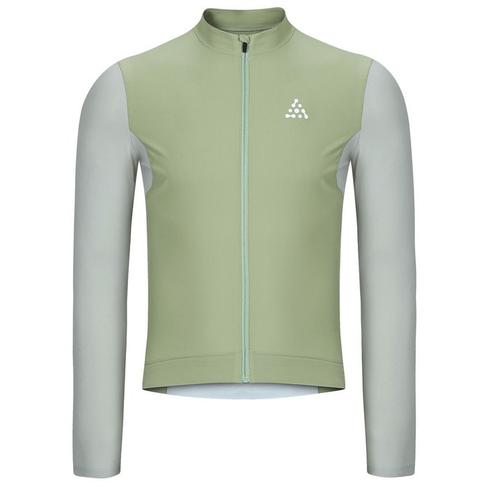 얼바인 자전거 져지 봄 남성 올리브 긴팔 저지 그린