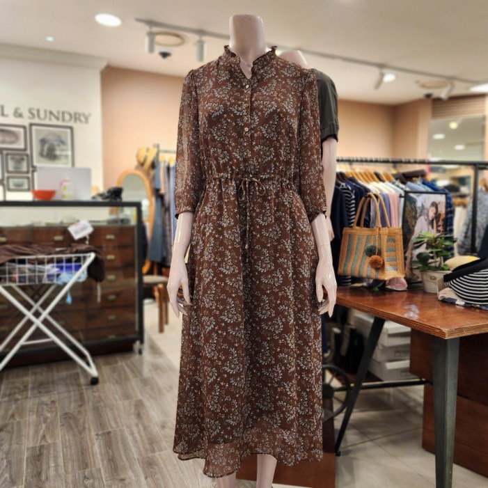 BCBG 올앤선드리 페이즐리 OP 원피스 A4F7O671 74 BROWN BCBG 올앤선드리 페이즐리 OP 원피스 A4F7O671 74 BROWN