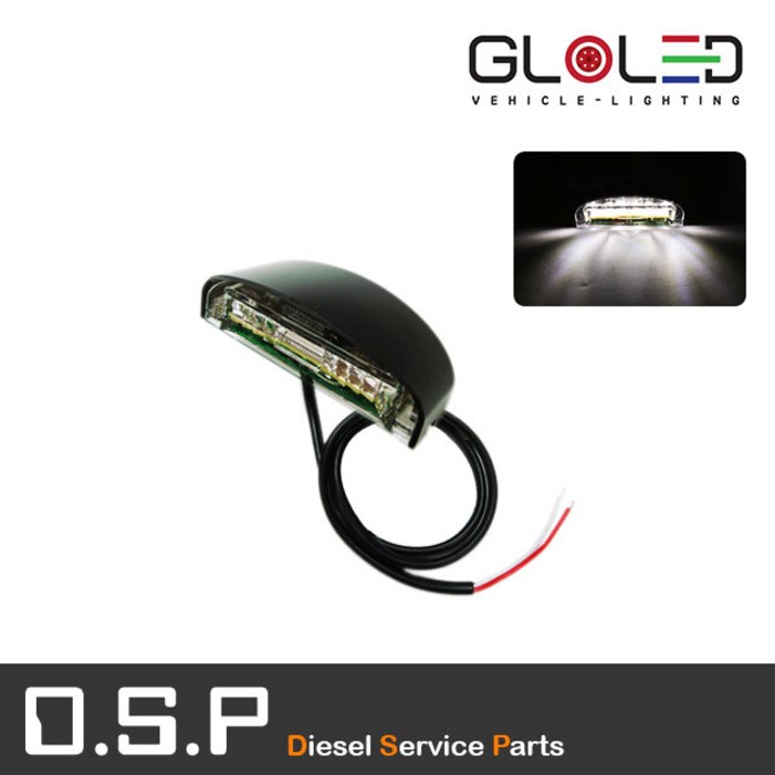 지노기업LED 인증 넘버등E마크12V24V개조용화물차대형트럭번호판등26800FT016FT026캠핑카트레일러추레라검사, 1개