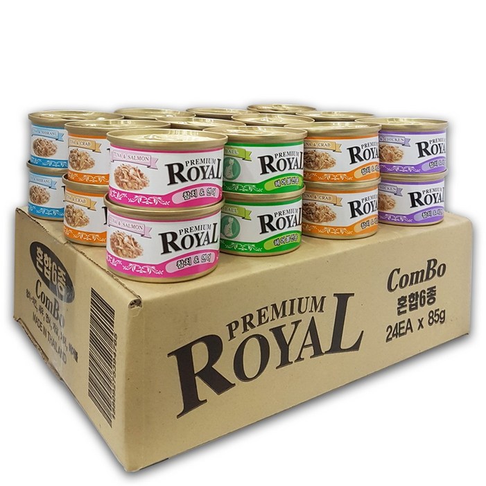 반려묘 고양이 참치 콤보 6종4개씩 총 24p 1box gaj68595yE