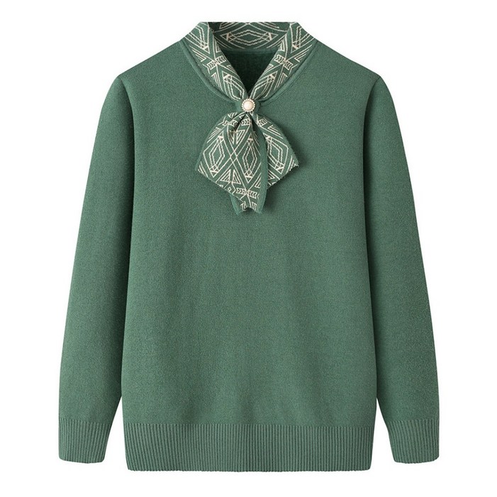 [목련옷장] 요양원 생신선물 어르신 보온 니트 스카프형 상의