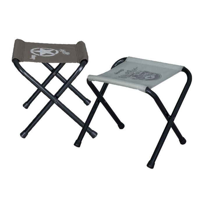 지프 윌리스 비비큐 체어 (2개 1세트) , 캠핑체어 낚시의자 보조의자