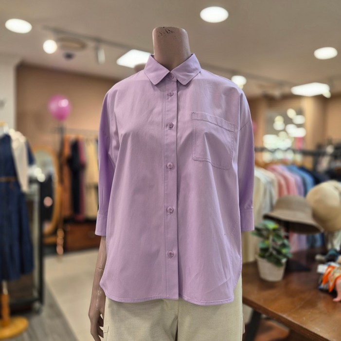 BCBG 올앤선드리  브루클린 BL 블라우스  A5M4B486 61   LVIOLET