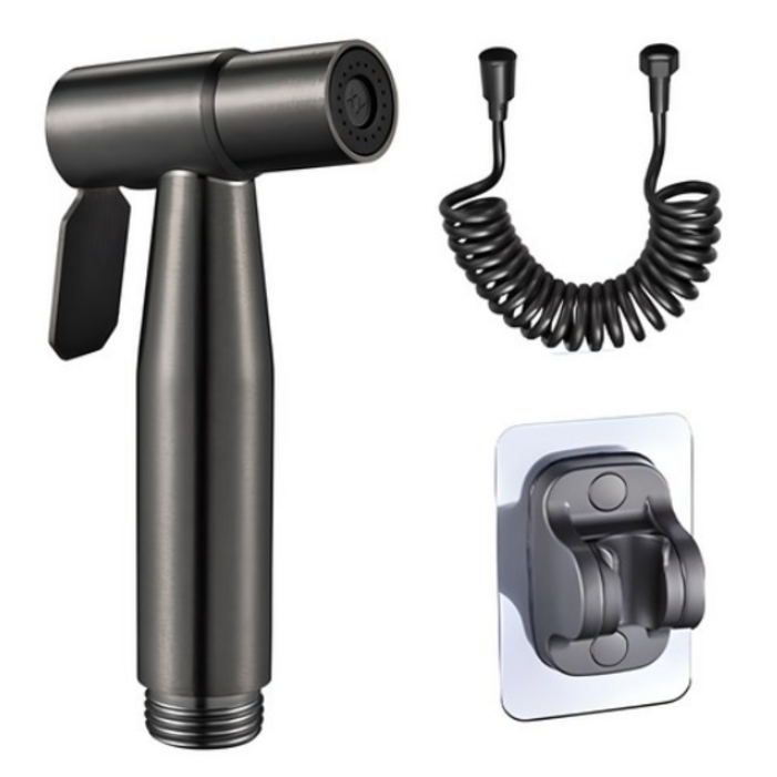 스테인레스 욕실건  코일호스 3m  부착거치대 세트