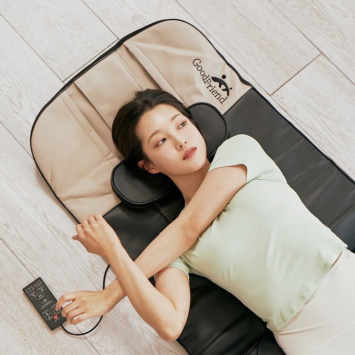 굿프렌드 신수지 수면과학 전신 스트레칭 안마매트 온열 블랙에디션