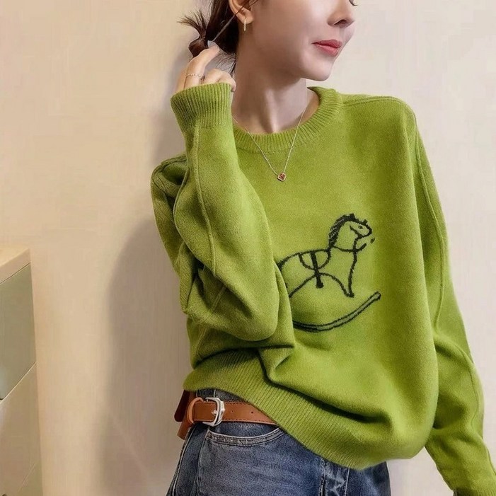 SK-5027조랑말 라운드 니트