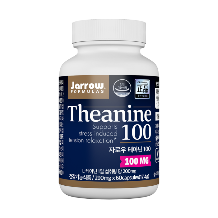 자로우 테아닌 100mg, 60정, 1개
