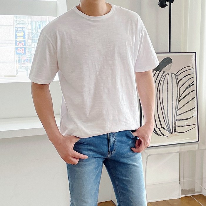 위앤드 베이직 슬라브 반팔티6color  95110 size