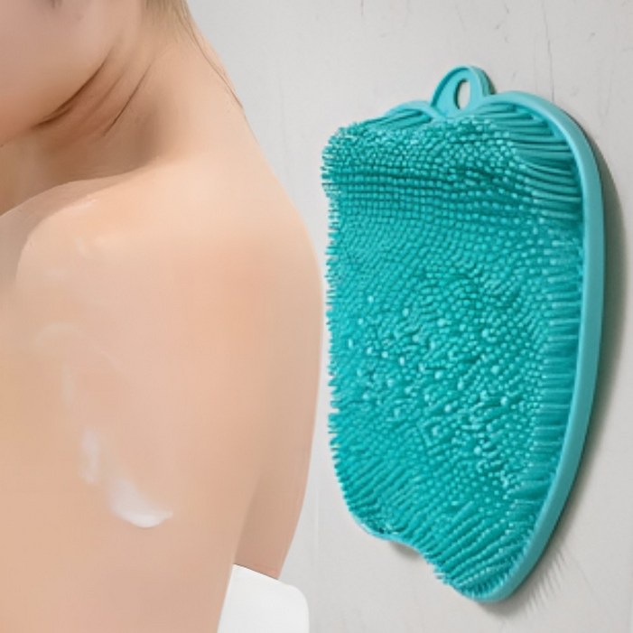 벽에 착 붙는 에스픽 셀밀 셀프 등밀이 매트 등 때밀이, 1개, 1개입, 셀밀민트