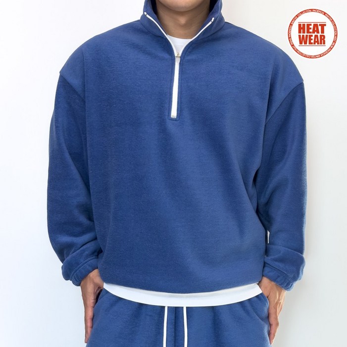 PACIENCIA 오버핏 플리스 하프집업