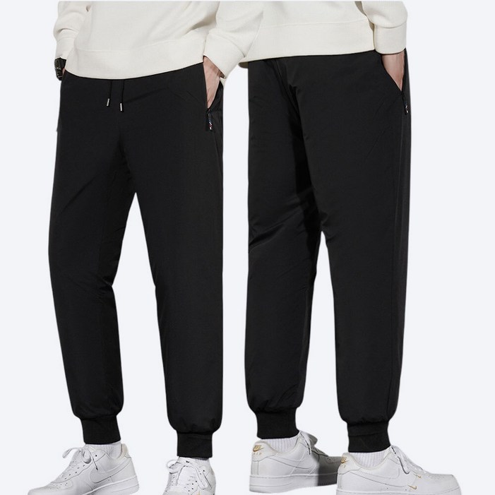 에브리핏 남자 그래핀 열보온 남성 겨울 패딩 바지 조거 일자 따뜻한 패츤