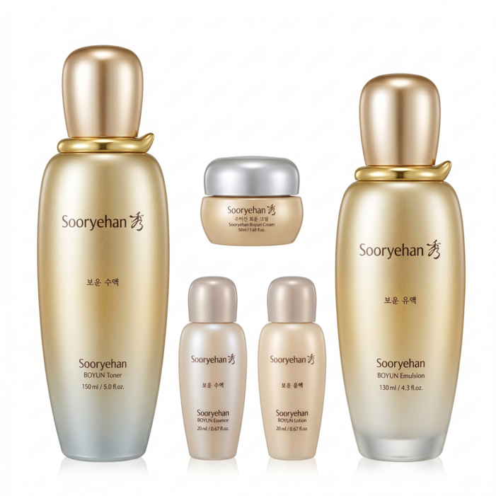 수려한 보윤 기초화장품 수액150ml  유액130ml 2종세트