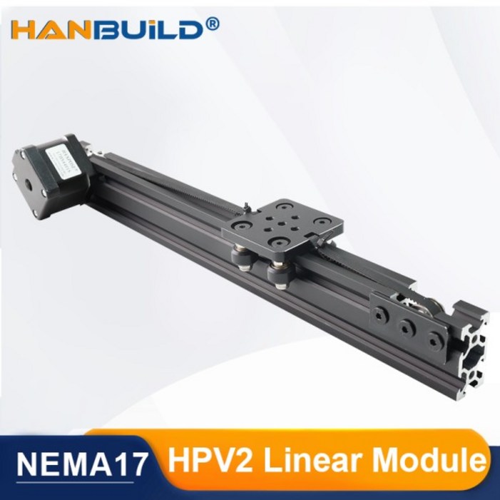 리니어모터 전동실린더 전기 Openbuilds HPV2 미니 소형 V 선형 액추에이터 유효 이동 100350mm 모듈 CNC 3D 프린터 용 NEMA17 스테퍼 모터