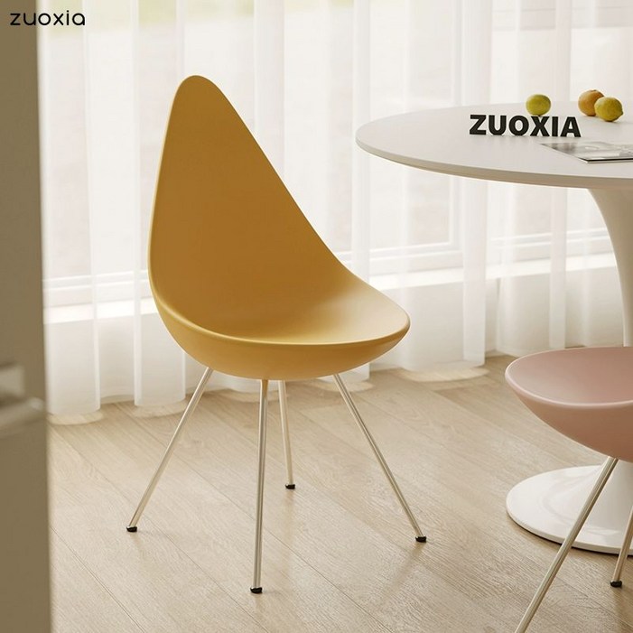 예쁜카페의자 플라스틱 물방울 드롭체어