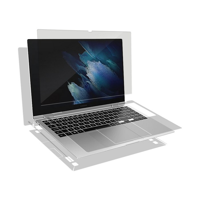 갤럭시북2 프로 360 15인치 시력보호 액정외부보호필름 2매 NT950QED, 단품