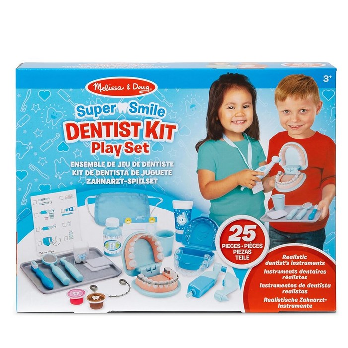 멜리사앤더그 스마일 치과놀이 병원 놀이 의사 역할놀이 세트