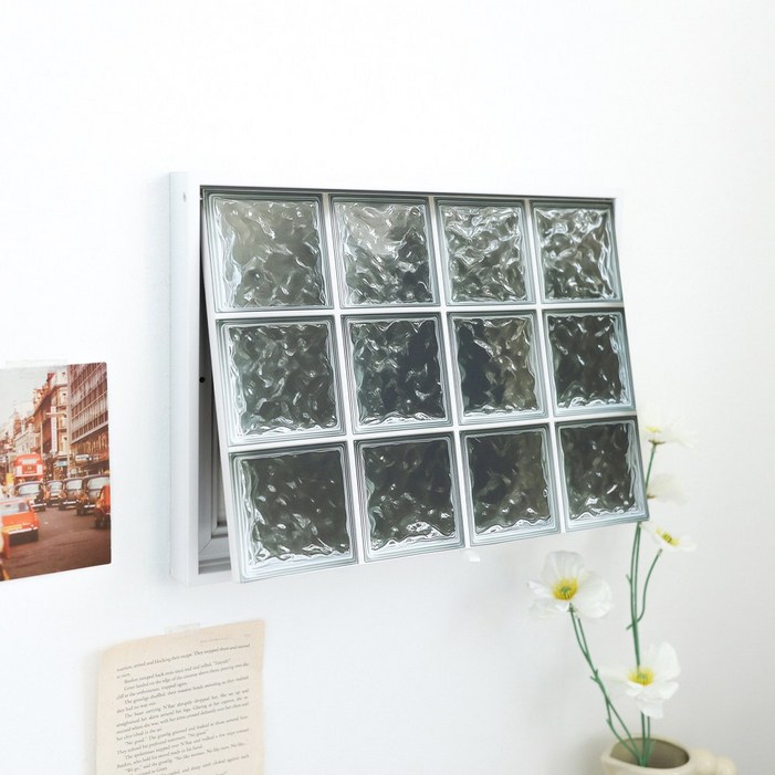 케이트가든 자체제작 유리블럭 액자 배전함가리개