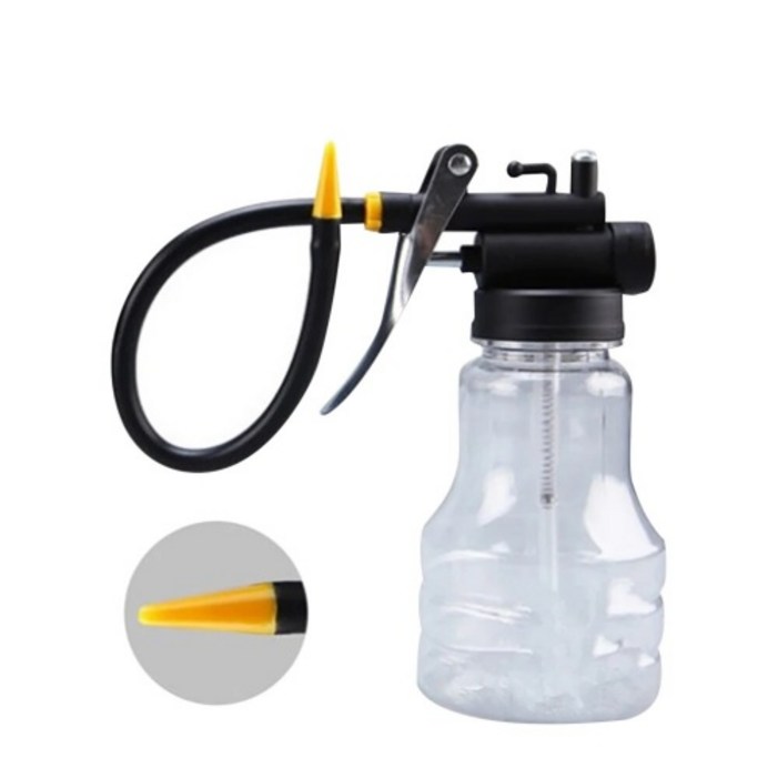 INVEN 인벤 다용도 오일 주입 분무기 250ml  주입기 기름 펌프 안전2중포장, 1개