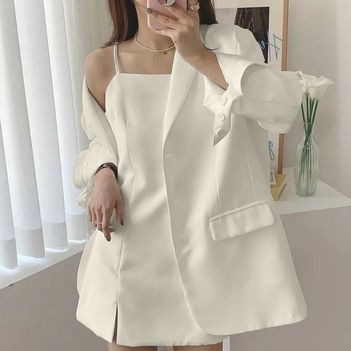 에쉬울프 뷔스티에 자켓 세트 자켓원피스