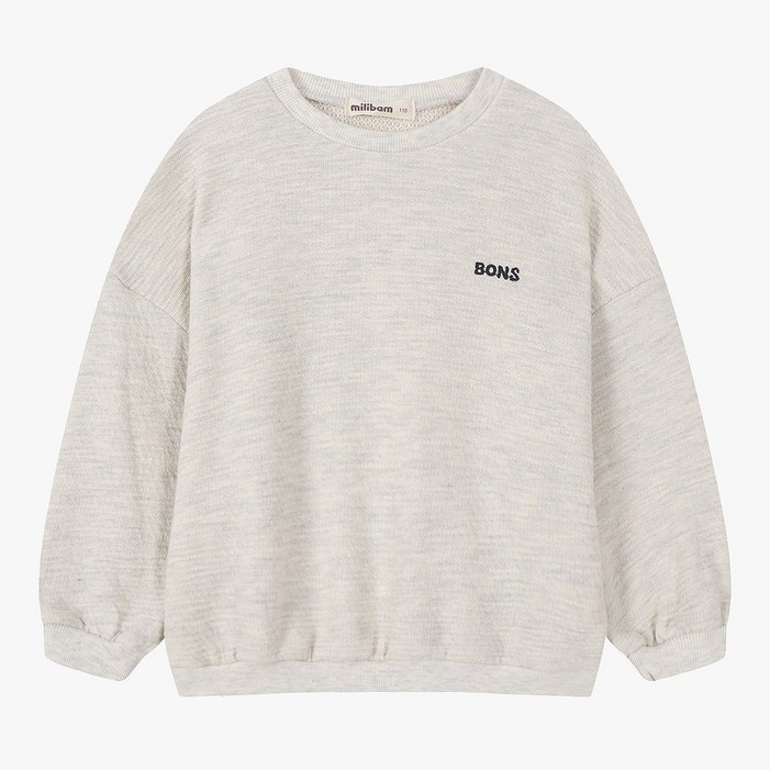 밀리밤 뉴코아괴정점 #NEW #핫아이템 솔리드 레터 포인트맨투맨 MLMA25W7Z