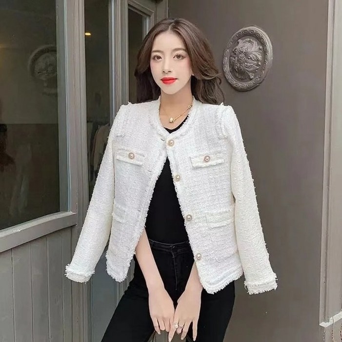 10월 결혼식 하객룩 9월 트위드셋업 옷차림 청담며느리룩