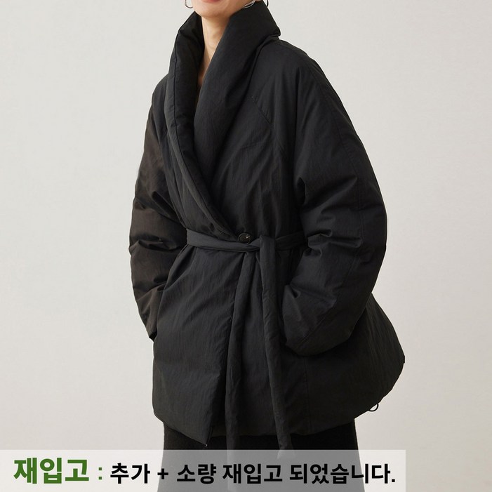 재입고 추가  소량 재입고  퀸앤조이 신상패딩할인 빅사이즈 숄카라 루즈핏 패딩  프리미엄 자체제작 패딩점퍼