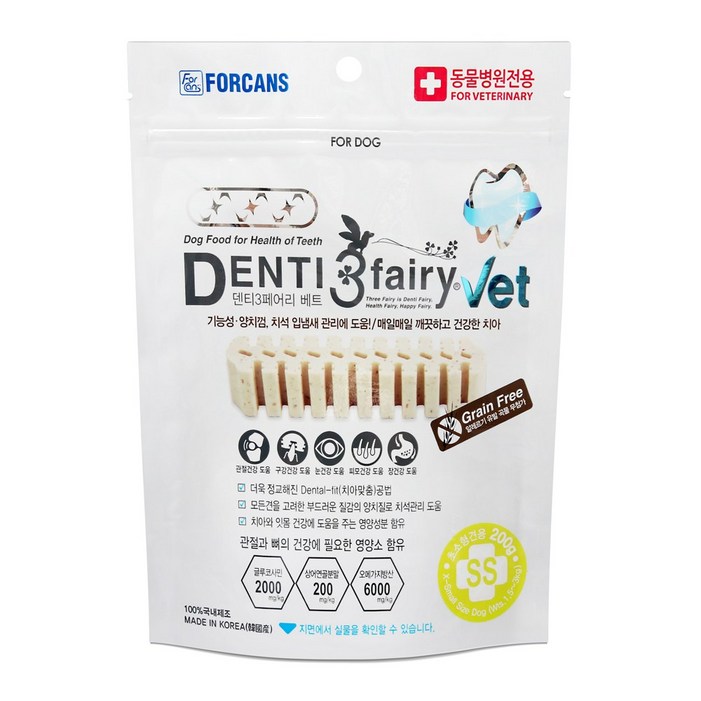 포켄스 덴티페어리 VET 강아지껌 SS