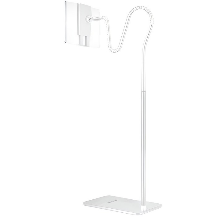 모가비 침대 스마트폰 자바라 거치대, MOG102, 화이트