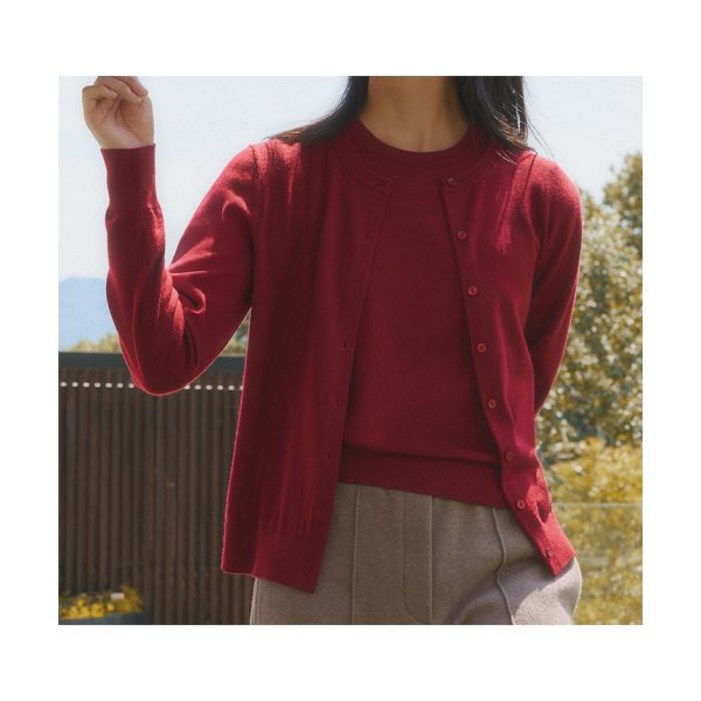 매장정품 TOPTEN 탑텐 여성 프리미엄 화인 메리노 가디건MSF4EC2801 MSF4EC2801 674967