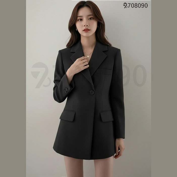 708090 가을 겨울 여성 트랜드 고급스러움  정장 자켓 슬림핏 캐주얼 재킷