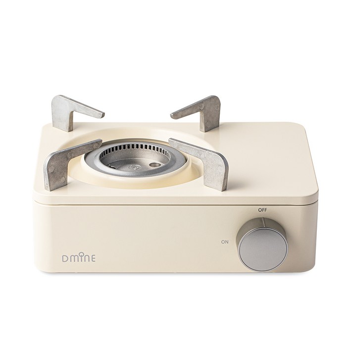 디마인 감성 스토브 캠핑 미니 가스버너 휴대용 GRASTOVE  전용가방포함, 크림, 1개