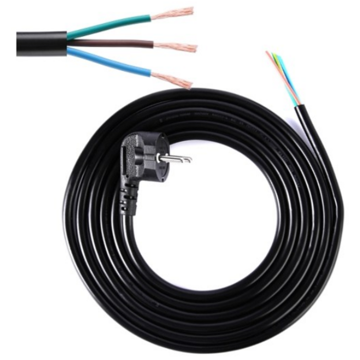 LED앤샵 전기코드선 전선 전기선 접지케이블 전원코드선 전선코드 1.5SQX3C 3M,5M 220V 전기코드 파워코드 전원선 측면접지선 코드선 백색,회색