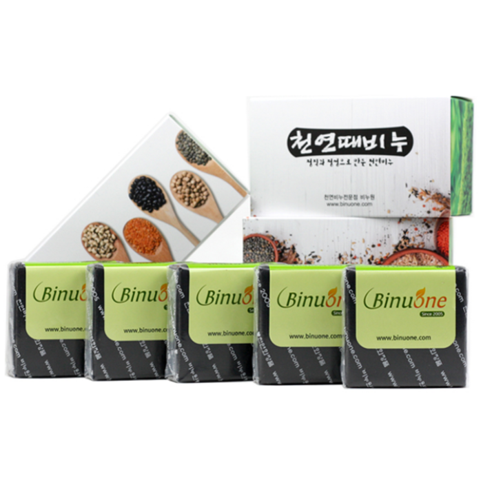 목욕 때비누 때밀이 천연비누 비누원, 108g, 5개