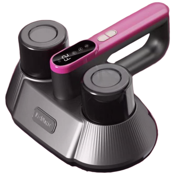 국내발송 RichMagic UV 진드기 이불 집먼지 청소 강흡력 자외선살균청소기 더블컵 진드기 퇴치 침구용 무선 살균기 침구청소기